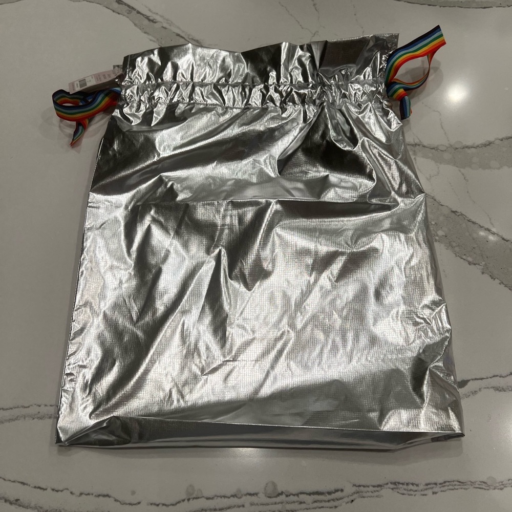 NWT Primary Gift Bag Silver
